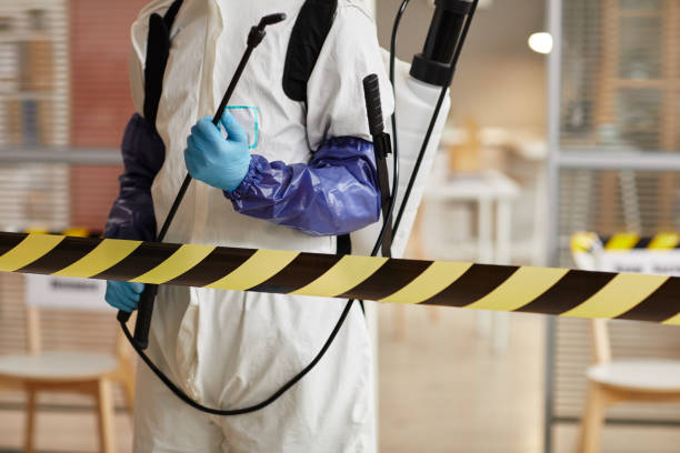 Professional Biohazard Cleanup technician working in Sewaren, NJ